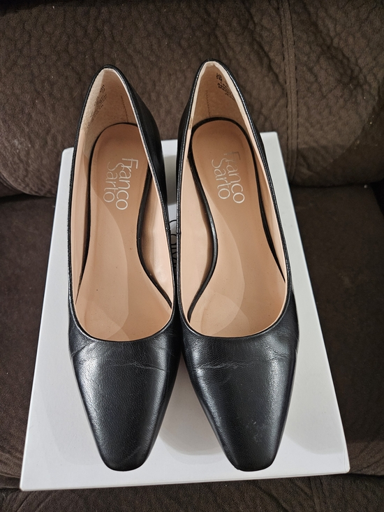 Franco Sarto Shoes - Franco Sarto Jesslyn Pump Black Leather
